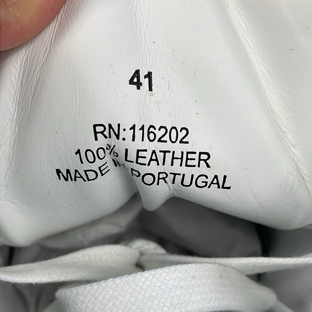 NIB Zadig & Voltaire High Flash Keith Leather High Top Sneakers White Sz 41 - Picture 15 of 16